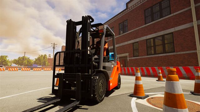 Hình ảnh gameplay Forklift Simulator-TENOKE