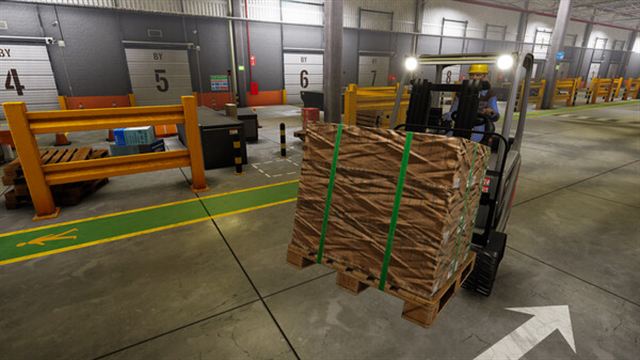 Hình ảnh gameplay Forklift Simulator-TENOKE