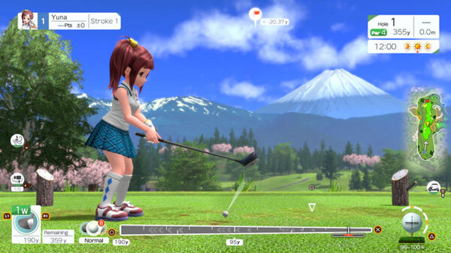 Hình ảnh gameplay EVERYBODYS GOLF HOT SHOTS-RUNE