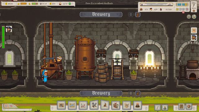 Hình ảnh gameplay Ale Abbey Monastery Brewery Tycoon Early Access