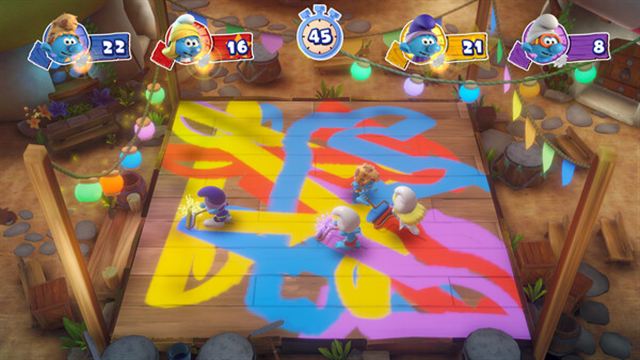 Hình ảnh gameplay The Smurfs Village Party-DOGE