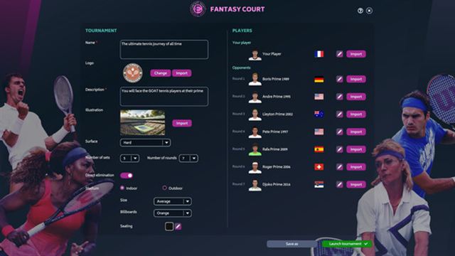 Hình ảnh gameplay Tennis Manager 2024-TENOKE