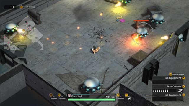 Hình ảnh gameplay METAL DOGS EX QUEST01 HERE COMES THE ME-TENOKE