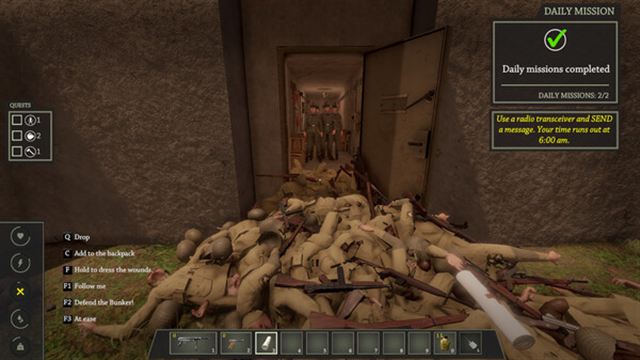 Hình ảnh gameplay WW2 Bunker Simulator Origins-TENOKE