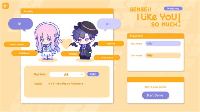 Hình ảnh gameplay Sensei I Like You So Much-TENOKE