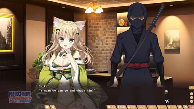Hình ảnh gameplay NEKO-NIN exHeart SPIN-TENOKE