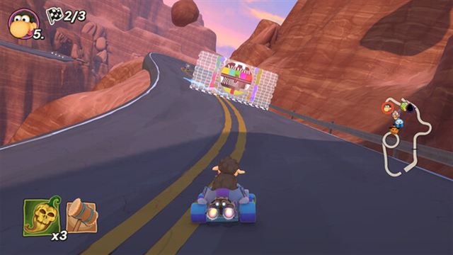 Hình ảnh gameplay Moorhuhn Kart 4-TENOKE