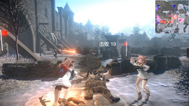 Hình ảnh gameplay Bishojo Battlefield-TENOKE