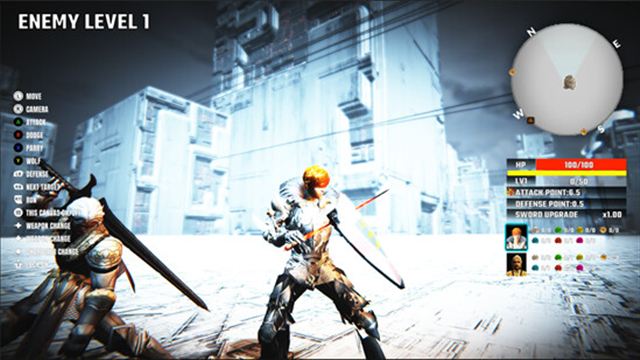 Hình ảnh gameplay FUTURE SWASHBUCKLER-TENOKE