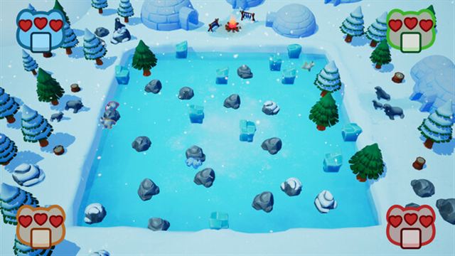 Hình ảnh gameplay Sliding Bears-TENOKE