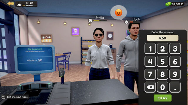 Hình ảnh gameplay My Cafe Manager Simulator-TENOKE
