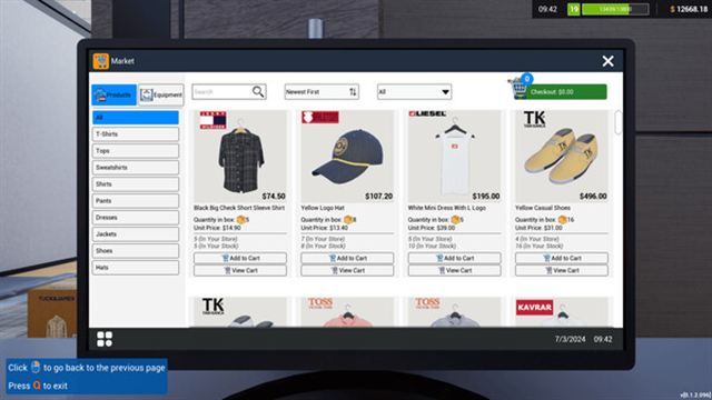 Hình ảnh gameplay Retail Company Simulator v1.1.005-P2P
