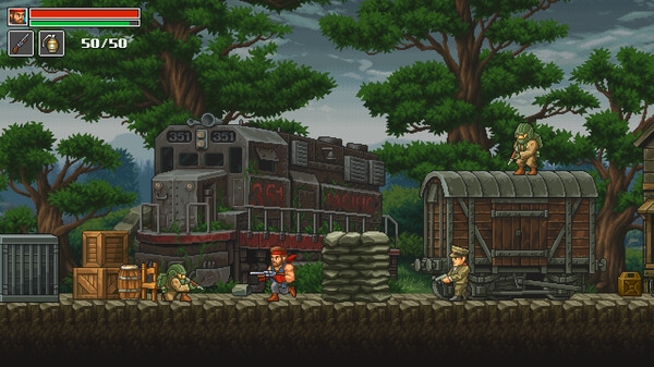 Hình ảnh gameplay Guns of Fury-GoldBerg