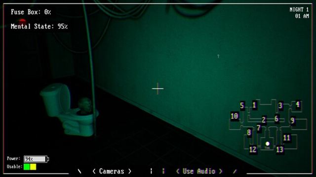Hình ảnh gameplay Five Nights At Skibidi Toilets-TENOKE