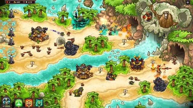 Hình ảnh gameplay Kingdom Rush Vengeance Pirate Kings Campaign-TENOKE