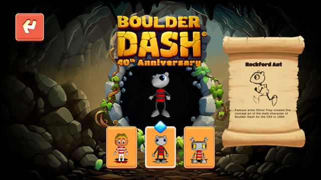 Hình ảnh gameplay BOULDER DASH 40th Anniversary-Unleashed