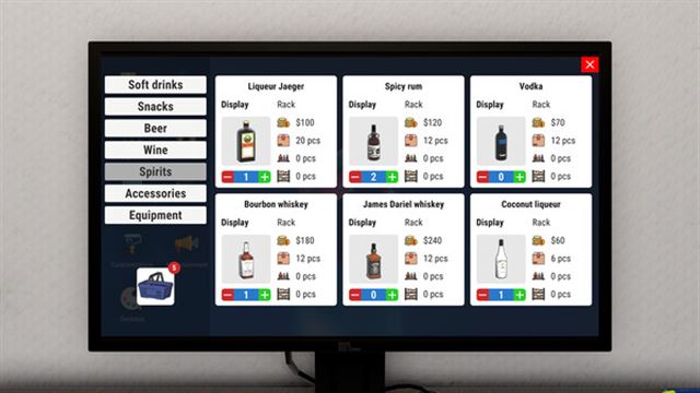 Hình ảnh gameplay Liquor Store Simulator v1.2.1-P2P
