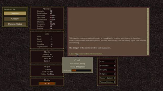 Hình ảnh gameplay Never Second in Rome Early Access