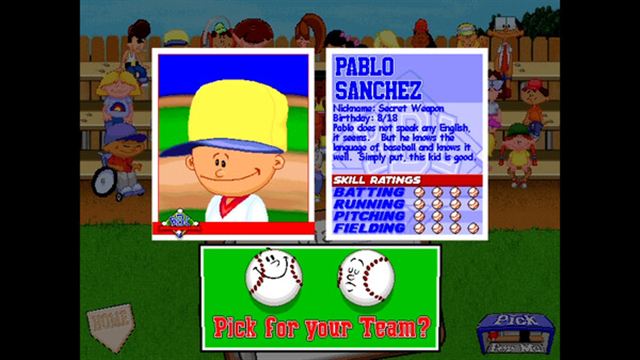 Hình ảnh gameplay Backyard Baseball 97-GoldBerg