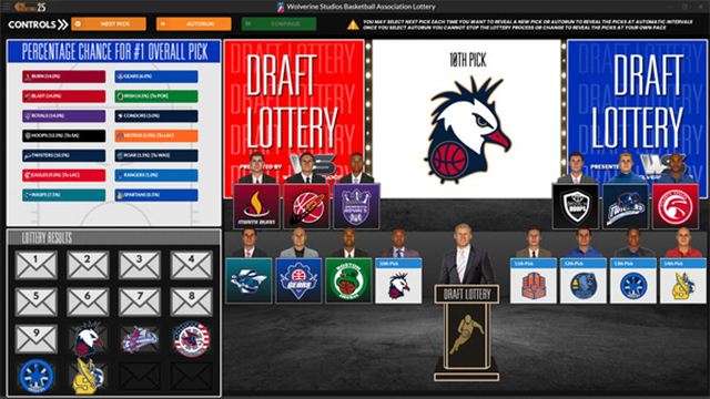 Hình ảnh gameplay Draft Day Sports Pro Basketball 2025-TENOKE