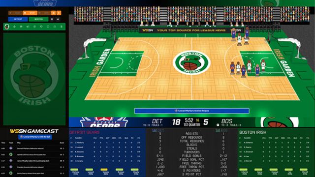 Hình ảnh gameplay Draft Day Sports Pro Basketball 2025-TENOKE