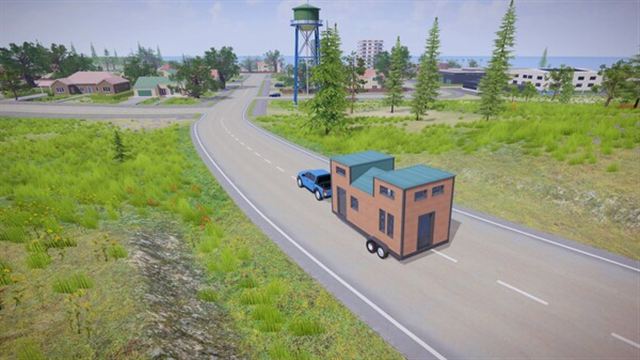 Hình ảnh gameplay Tiny House Simulator Early Access