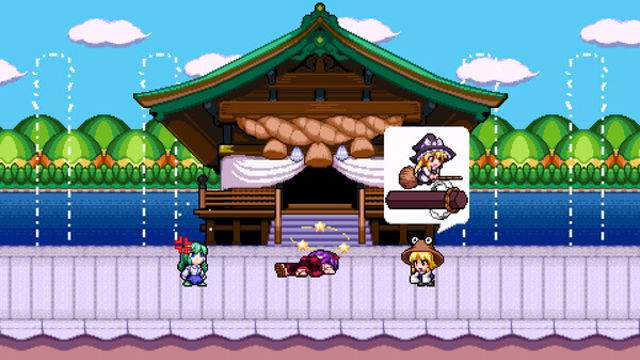 Hình ảnh gameplay SANAEs Sylphid Breeze-TENOKE