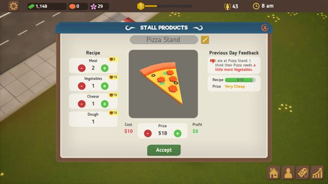Hình ảnh gameplay Food Park Manager-TENOKE