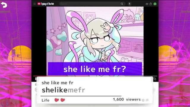 Hình ảnh gameplay NEEDY STREAMER OVERLOAD Typing of The Net-GoldBerg