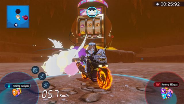 Hình ảnh gameplay Neptunia Riders VS Dogoos-TENOKE