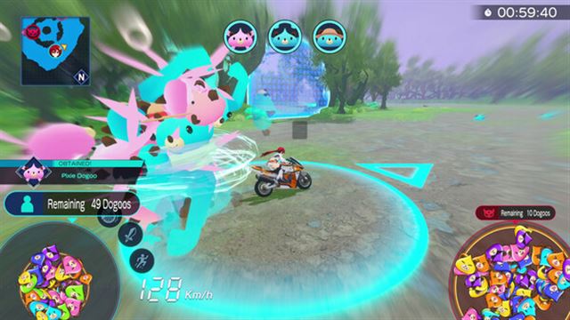 Hình ảnh gameplay Neptunia Riders VS Dogoos-TENOKE