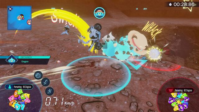 Hình ảnh gameplay Neptunia Riders VS Dogoos-TENOKE