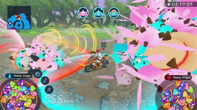 Hình ảnh gameplay Neptunia Riders VS Dogoos-TENOKE