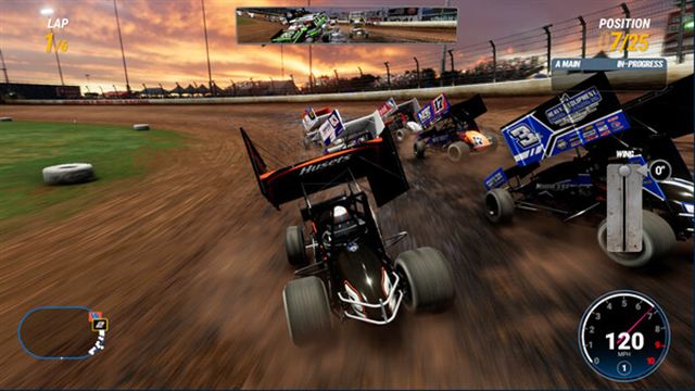 Hình ảnh gameplay World of Outlaws Dirt Racing 24 Gold Edition-TENOKE