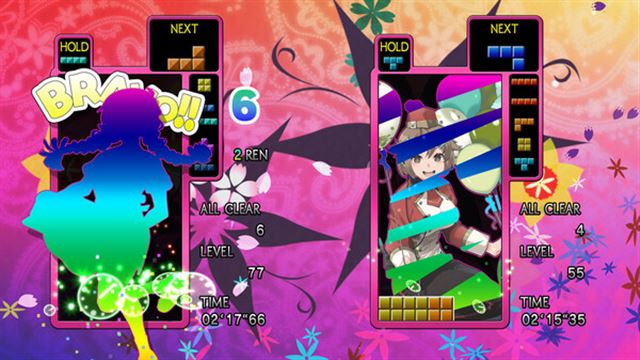 Hình ảnh gameplay TETRIS THE GRAND MASTER 4 ABSOLUTE EYE-P2P