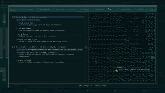 Hình ảnh gameplay Caves of Qud-TENOKE