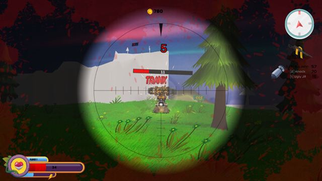 Hình ảnh gameplay Bulletproof Tank Adventure-TiNYiSO