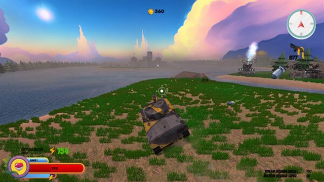 Hình ảnh gameplay Bulletproof Tank Adventure-TiNYiSO