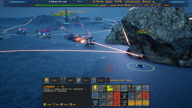 Hình ảnh gameplay Ad Astra Sci-Fi Tower Defense-TENOKE