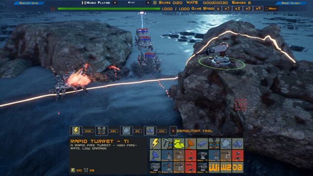 Hình ảnh gameplay Ad Astra Sci-Fi Tower Defense-TENOKE
