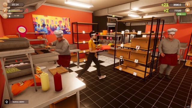 Hình ảnh gameplay Corner Kitchen Fast Food Simulator-P2P