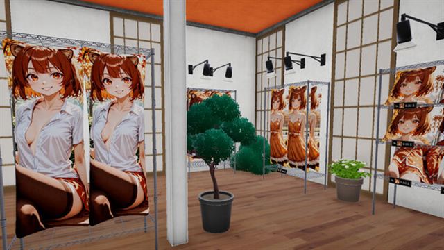 Hình ảnh gameplay Shop Simulator Waifu Pillows-TENOKE