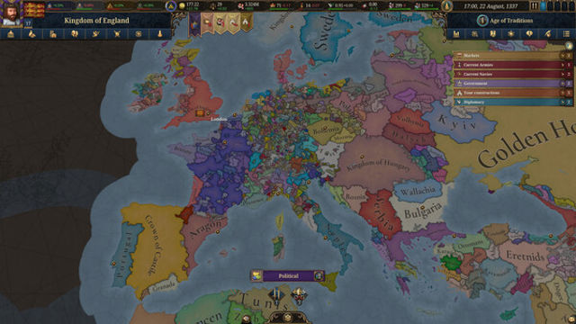 Hình ảnh gameplay Europa Universalis V v1.0.7-P2P