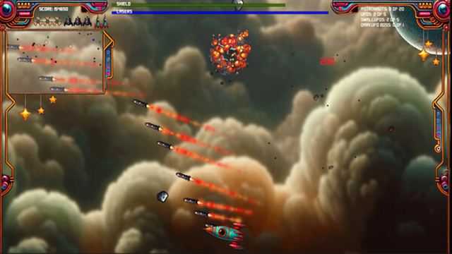 Hình ảnh gameplay Asteroids and Aliens-TENOKE