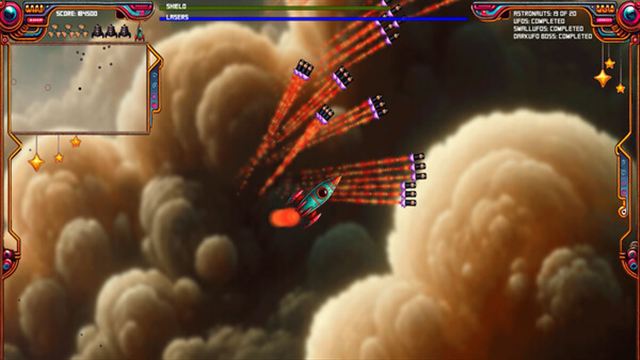 Hình ảnh gameplay Asteroids and Aliens-TENOKE