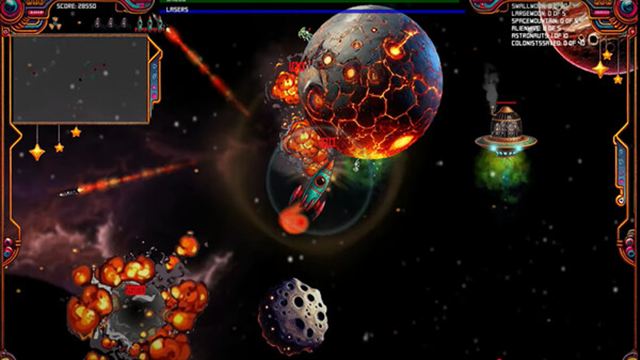 Hình ảnh gameplay Asteroids and Aliens-TENOKE