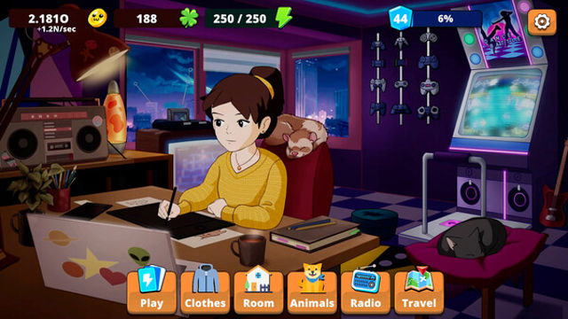 Hình ảnh gameplay Comfy Girl Lofi Companion-TENOKE