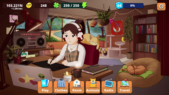 Hình ảnh gameplay Comfy Girl Lofi Companion-TENOKE