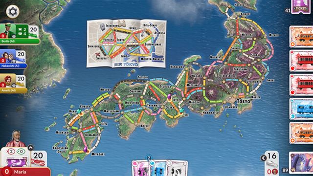 Hình ảnh gameplay Ticket to Ride Japan Expansion-TENOKE