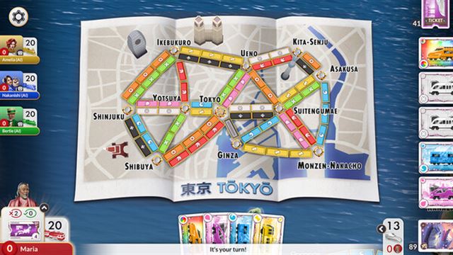 Hình ảnh gameplay Ticket to Ride Japan Expansion-TENOKE